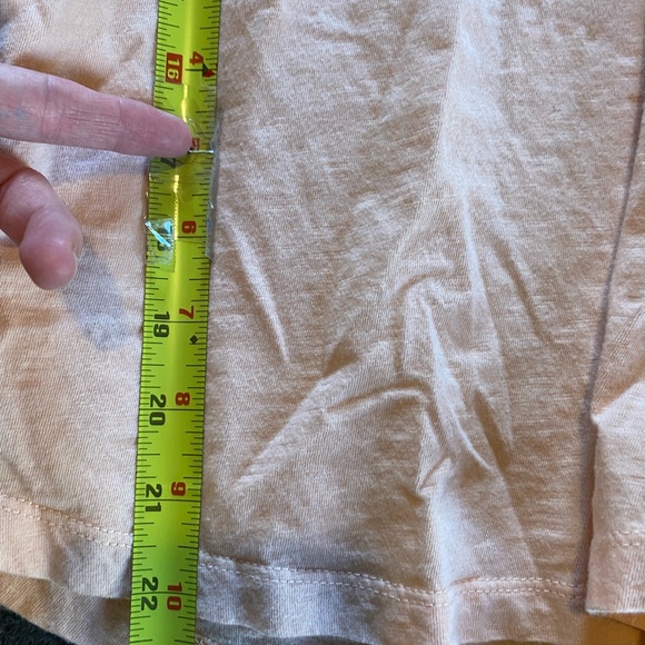 3/$15 Style & Co Peach Colored Shirt 3/4 Quarter Sleeve Medium - Picture 5 of 7